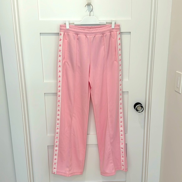 Golden Goose “Star Collection” Pink Wide-Leg Track Pants - XL - Picture 5 of 7